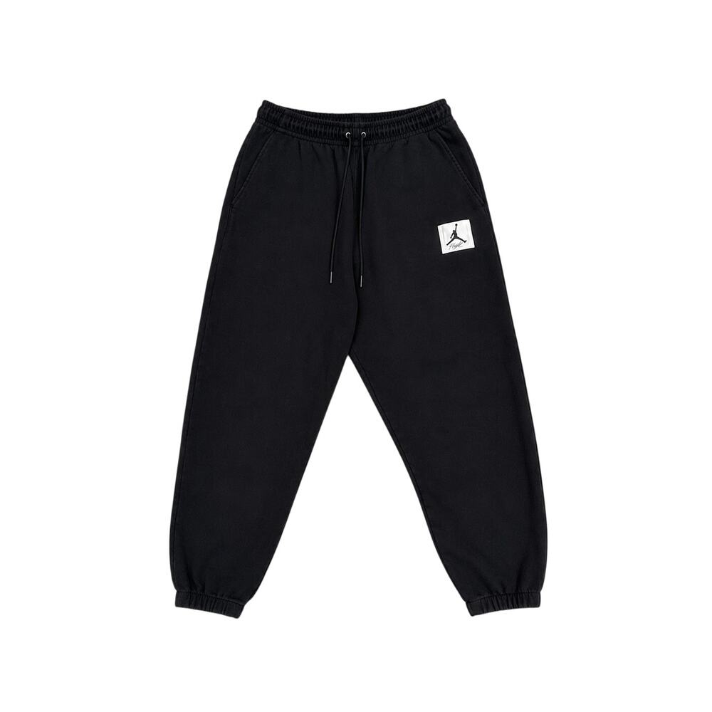 Nike Air Jordan Flight Fleece Joggers Men’s Black Sweatpants Cotton Size Large